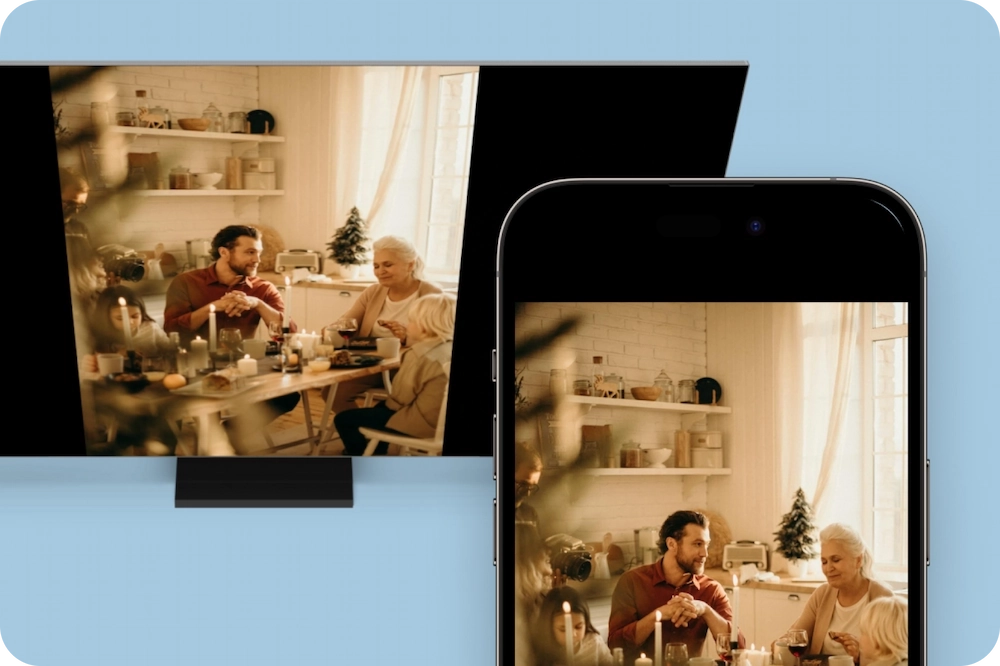 Slideshow mirroring Plus Feature